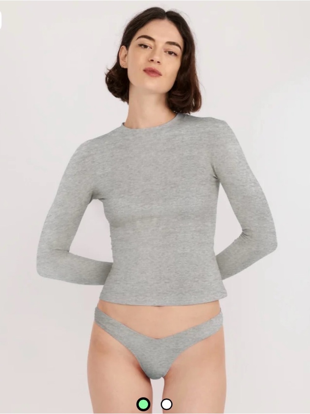🩵 Organic Basics Flex Long Sleeve Tee — baby blue 🩵
